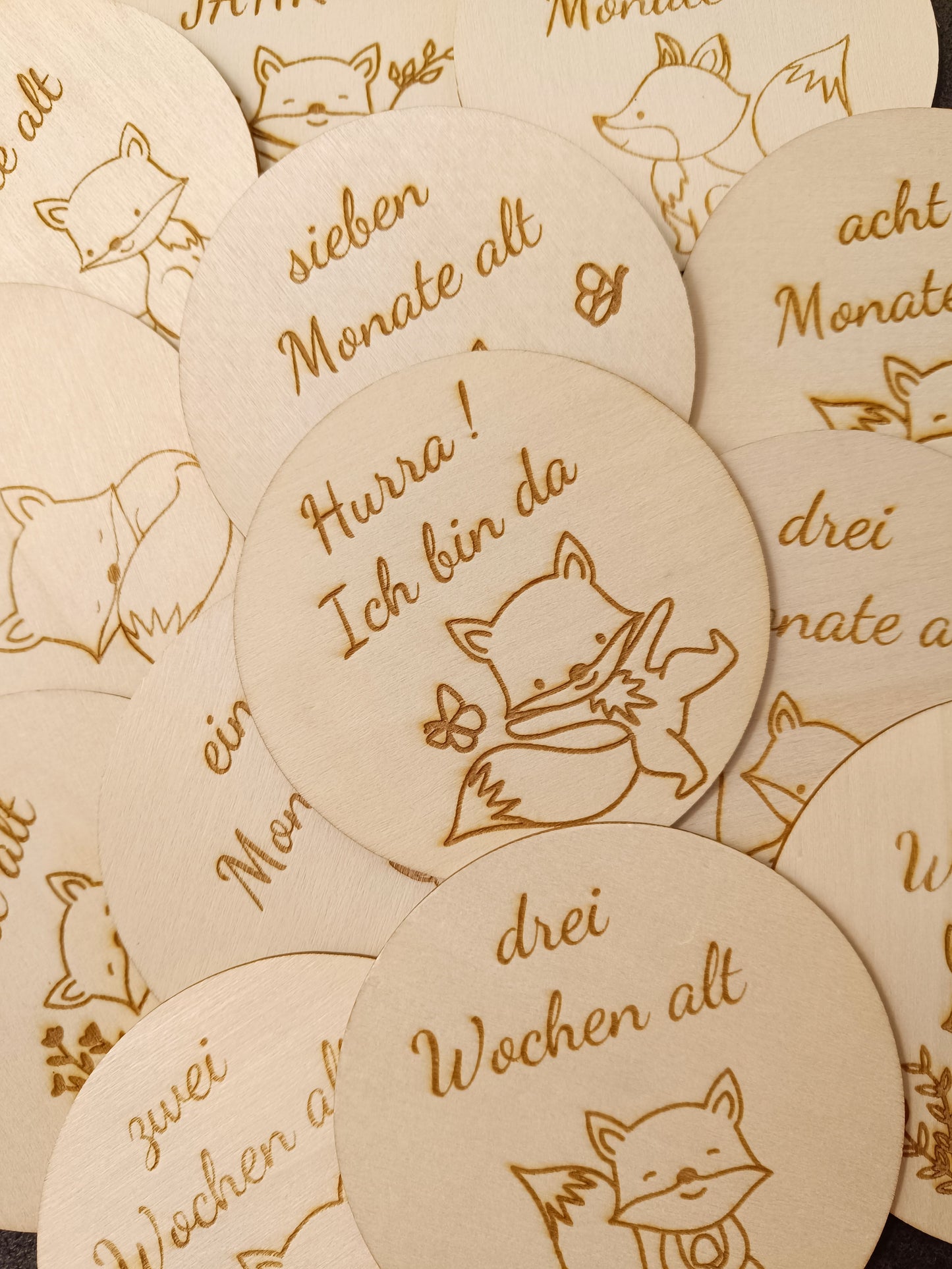 Meilensteinkarten "Little Fox"