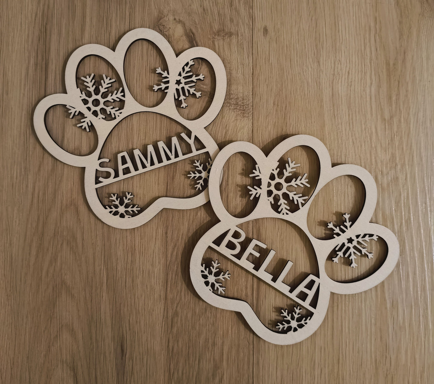 Hundepfote Weihnachten