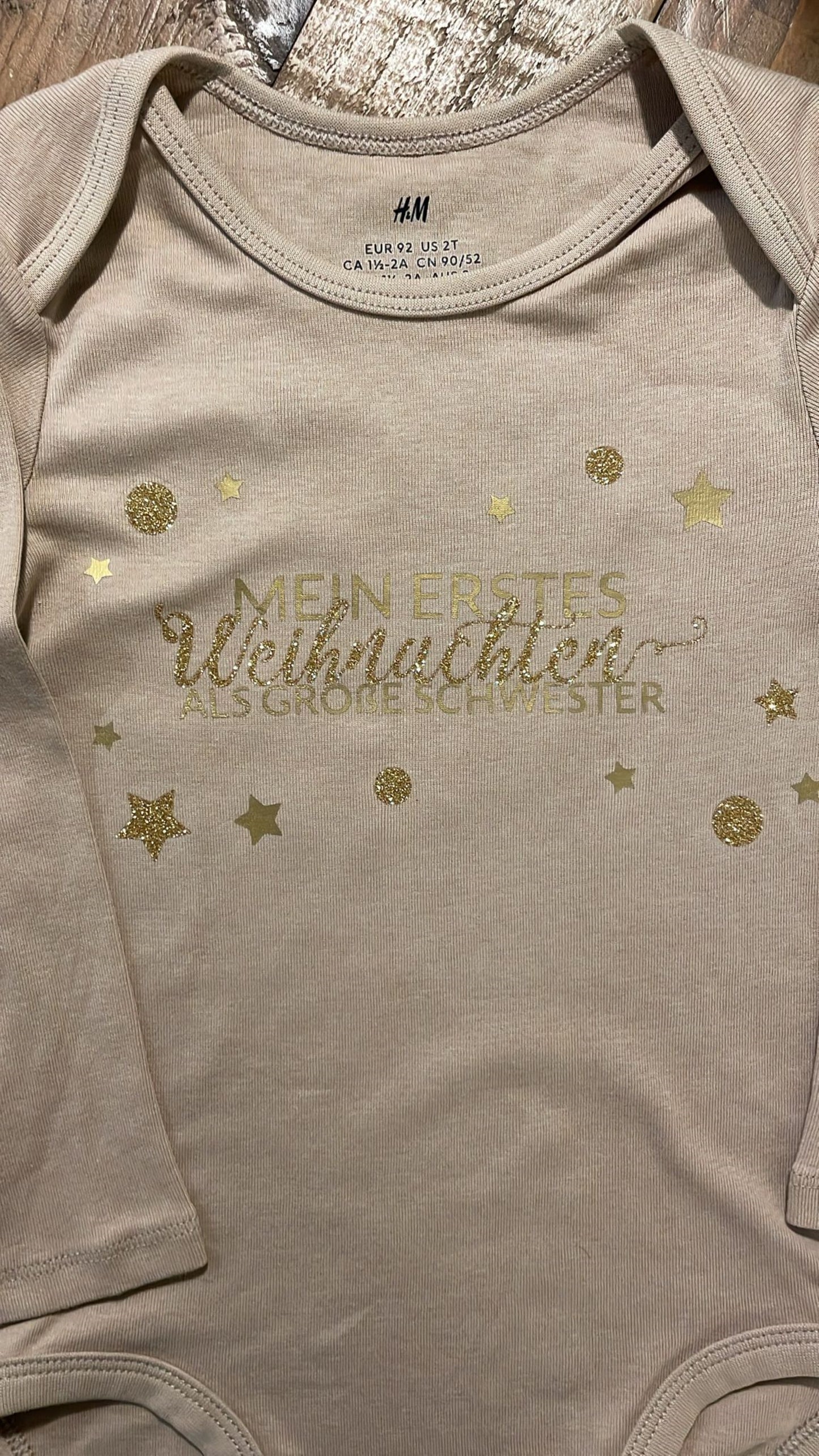 Kinderbody/Kinderpullover Weihnachten