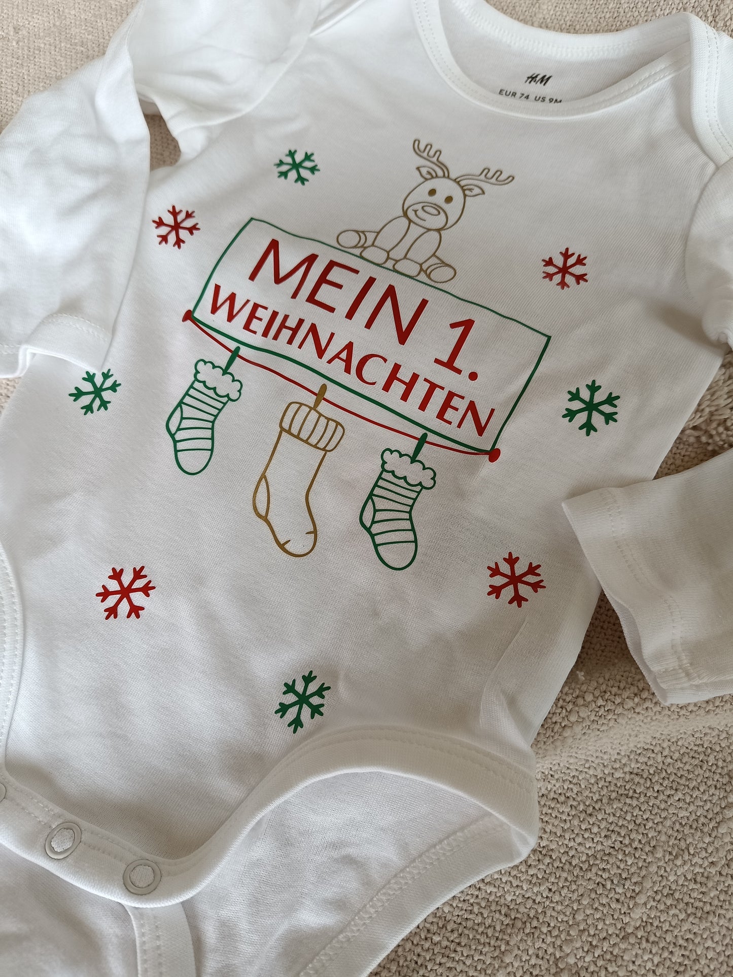 Kinderbody/Kinderpullover Weihnachten