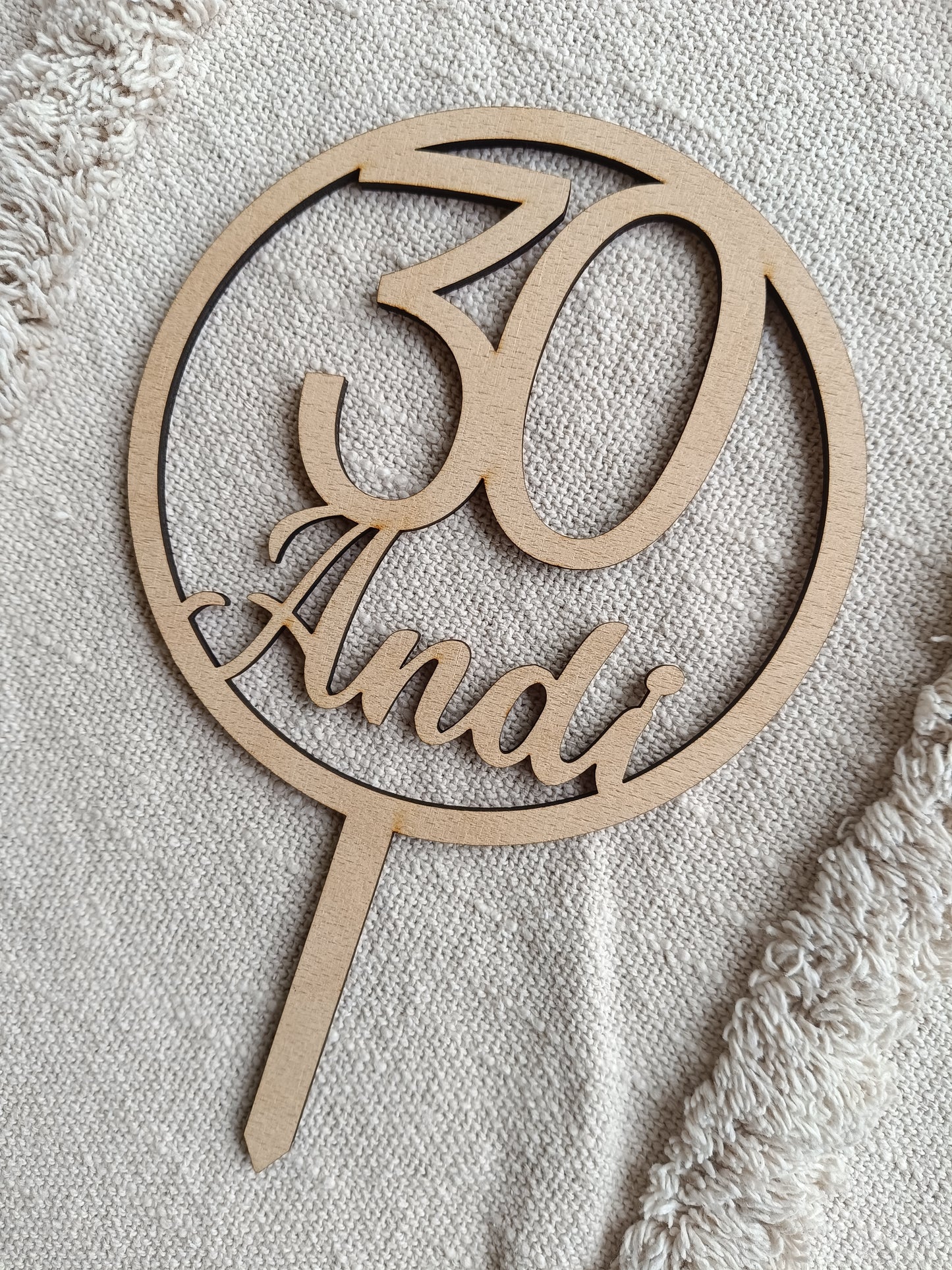 Caketopper Runder Geburtstag