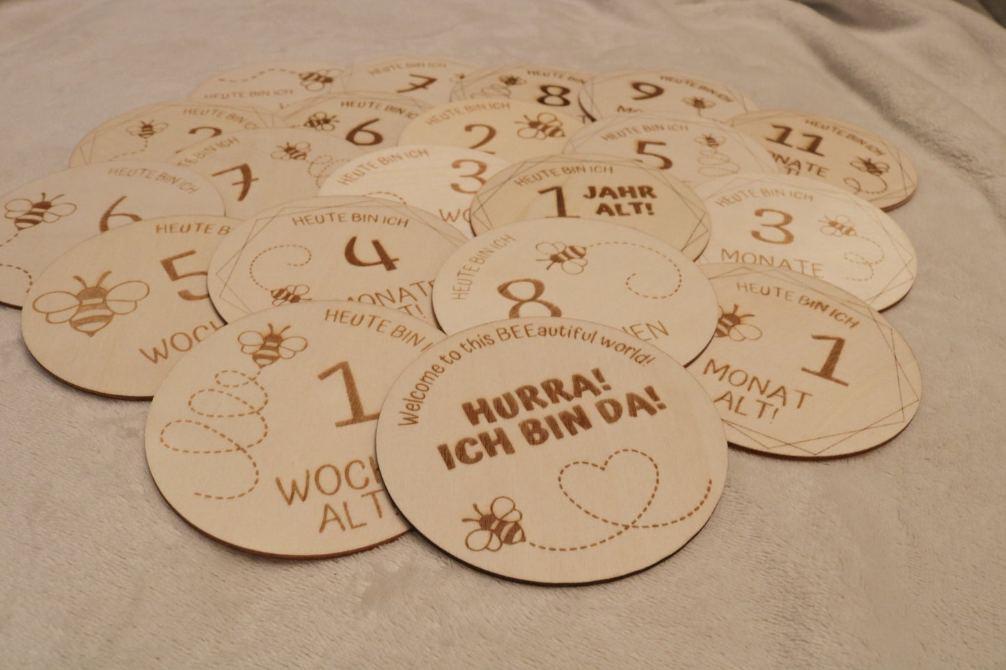 Meilensteinkarten "Little Bee"