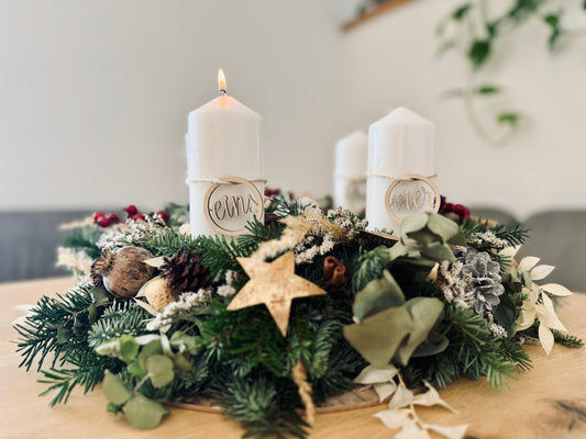 Zahlen für Adventkranz